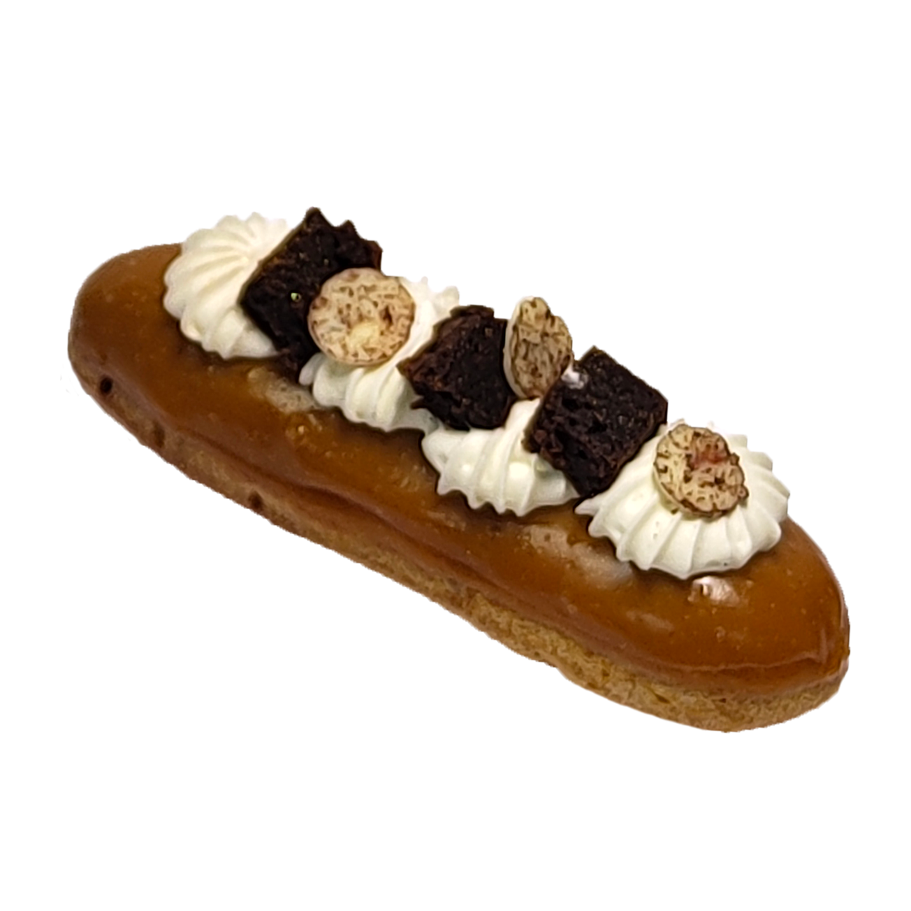 Eclair Caramel Brownie