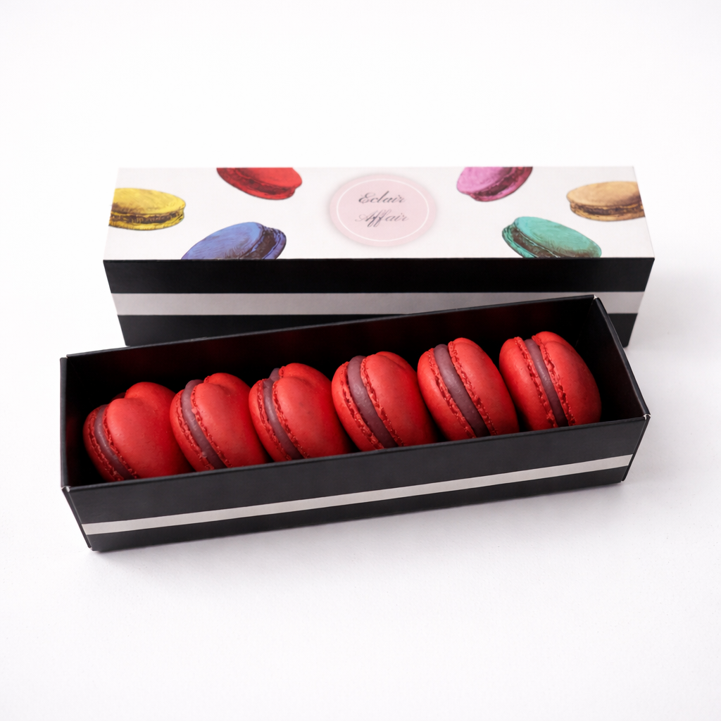 Valentine macarons